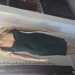 POPULAR 21 Hunter Green Sleeveless Midi DressNwot L